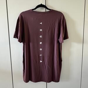 Men's YoungLA 423 Zephyr Compression Short Sleeve, XL, NWT, Marooned